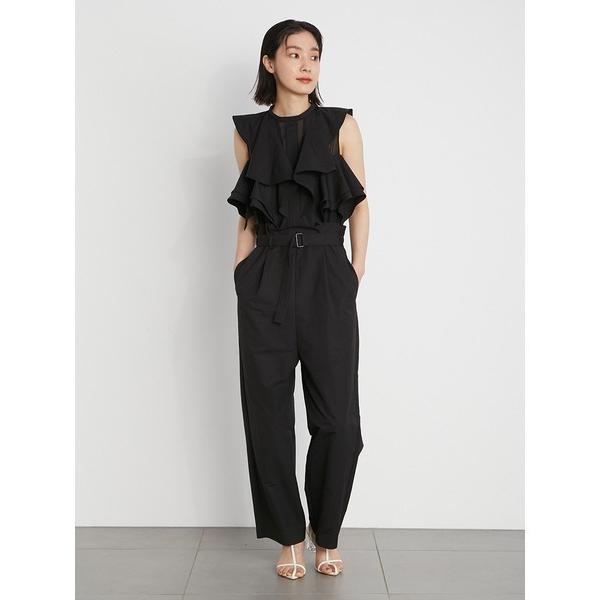 「LILY BROWN」 パンツドレス 0 ブラック レディース