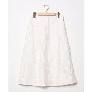 「OLD ENGLAND」 フレアスカート 36 ホワイト レディース