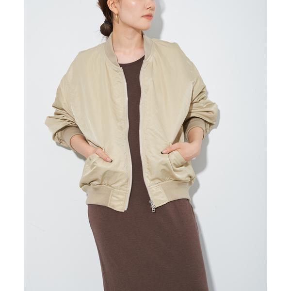 「Plage」 ブルゾン - ベージュ レディース