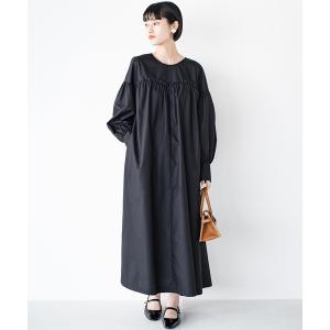 「haco!」 長袖ワンピース MEDIUM ブラック レディース