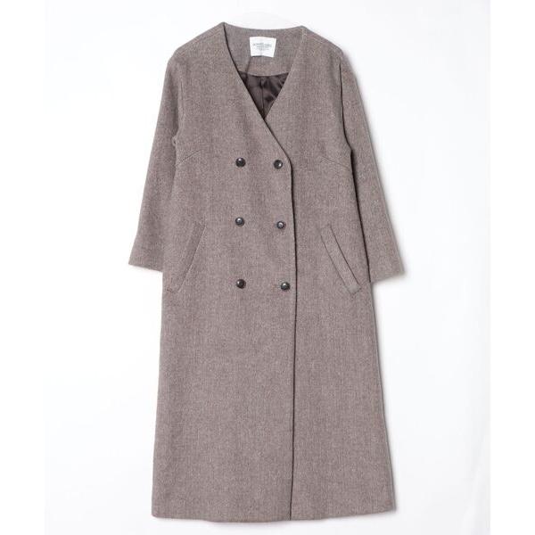 「URBAN RESEARCH Sonny Label」 ノーカラーコート FREE ブラウン レデ...