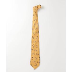 「CELINE」 ネクタイ - イエロー メンズ