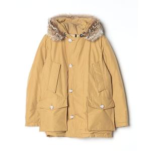 「WOOLRICH」 ダウンコート S ベージュ メンズ