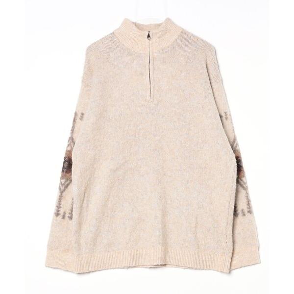 「PENDLETON」 長袖ニット L ベージュ レディース