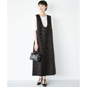 「haco!」 サロペットスカート MEDIUM ブラック レディース