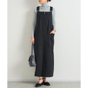 「un dix cors」 サロペットスカート FREE ブラック レディース