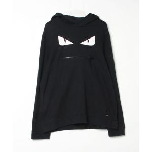 「FENDI」 プルオーバーパーカー 56 ブラック メンズ