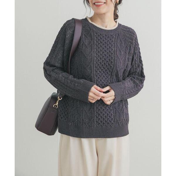 ニット セーター ラグランモールニット レディース