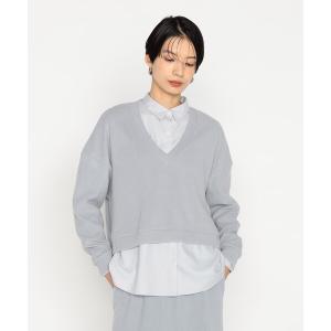 tシャツ 「+サイズ」 ニットコール レイヤードセーター レディースの商品画像