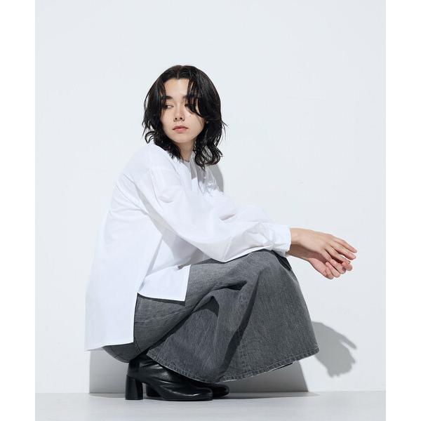 tシャツ 「 +サイズ 」 80ポンチ 袖パフカットソー レディース