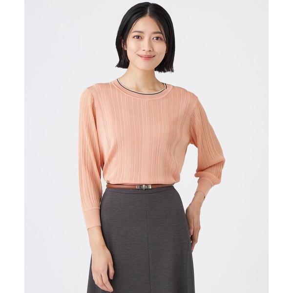 ニット セーター 「ウォッシャブル」バイカラーニット レディース