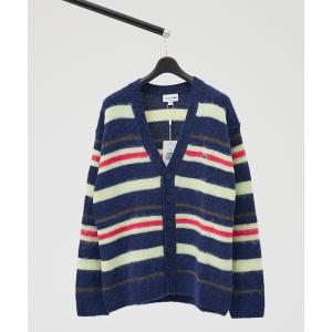 ラコステ カーディガン 「LACOSTE / ラコステ」アルパカブレンド ボーダーニットカーディガン メンズ レディース