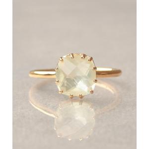 指輪 リング 「WEB限定」K18vermeil 12本爪天然石リング レディース