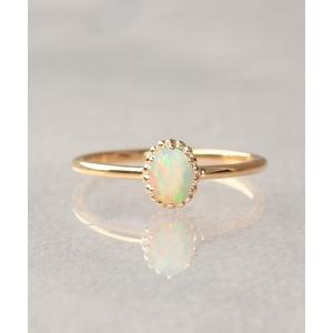 K18オーバル天然石リング レディースの買取情報