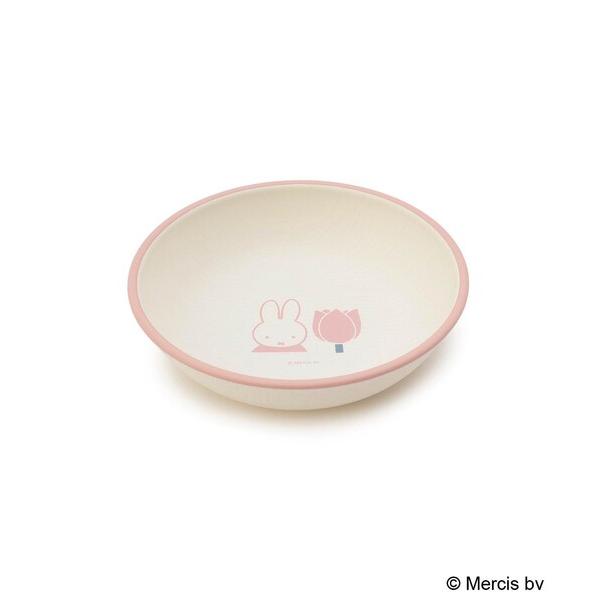Dick Bruna miffy ラウンドプレート S strawberry＆tulip