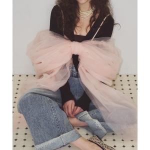 ブラウス シャツ candyリボンビスチェ レディース