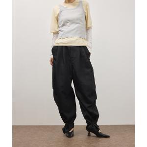 パンツ 2WAYヘムパラシュートパンツ レディース