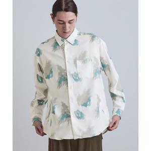 シャツ スモークブラープリントシャツ メンズ レディース