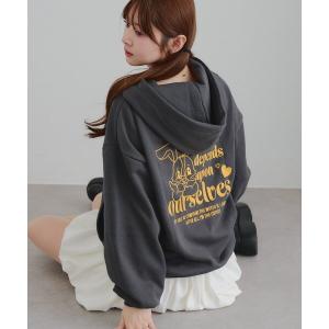パーカー うさぎZIPUPパーカー レディースの商品画像