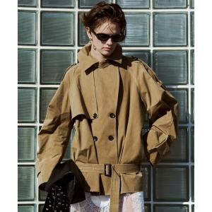 JOSE MOON（ジョゼムーン） トレンチコート コート FAUX LEATHER