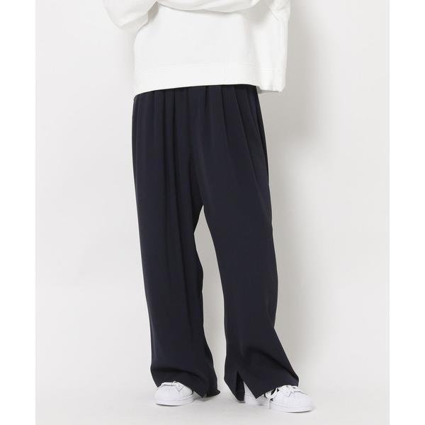 パンツ 「HEREIAM」モードな落ち感が魅力。トロミタックパンツ レディース