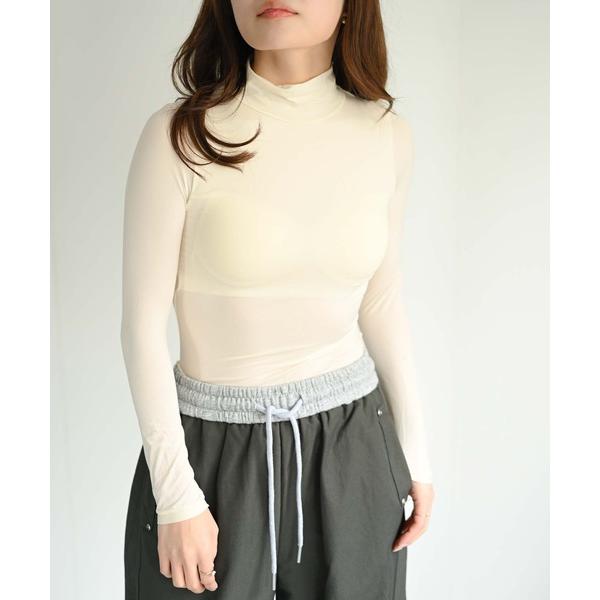 カップ付きハイネックヒートインナー レディース