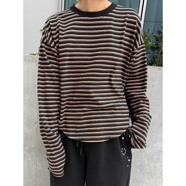 tシャツ WARM BORDER LS TEE レディース