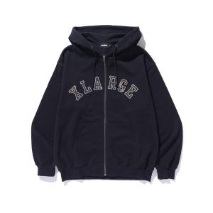 XLARGE（エクストラ ラージ） パーカー BACKSIDE SLANTED OG ZIP