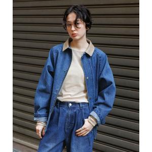 カバーオール レザーカラージャケット レディース