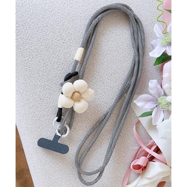 カラフルフラワー スマホショルダー