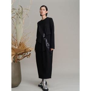 UN3D.（アンスリード） ロング スカート ORIGAMI PLEATS SK R