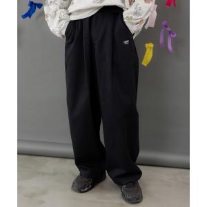 パンツ 353140：ポッケにパリティキャラクターズ 3素材パンツ レディース メンズ