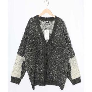 カーディガン 353143：ひつじネコのシャギーニットカーディガン レディース メンズ