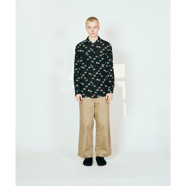 シャツ TOWN CRAFT タウンクラフト / PRINTED LOOP COLLAR SHIRT...