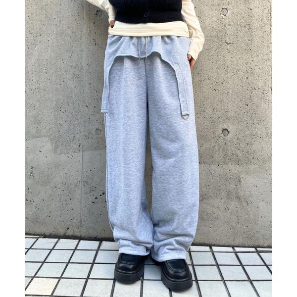 スウェットパンツ ジャージ 3.3 Field Trip／ガータースウェットパンツ(ウラケ) レディ...