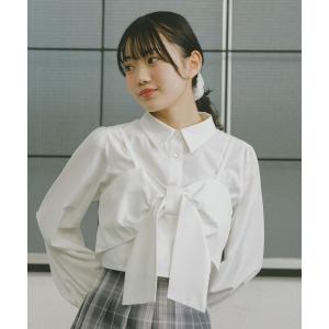ブラウス シャツ 「セットアイテム」リボンビスチェシャツ キッズ 子供服 女の子｜ZOZOTOWN Yahoo!店