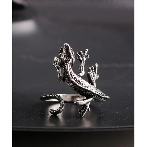 指輪 リング トカゲ リング ヴィンテージ風(BDS) レディース メンズ