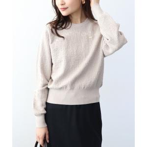 ニット セーター ふくれジャガードニット レディース