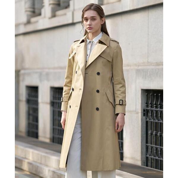 トレンチコート コート 「撥水/透湿素材」コットンギャバジントレンチコート レディース