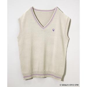 ベスト ジレ 「プロジェクトセカイ×ZOZOTOWN」ワンダーランズ×ショウタイムコラボ モチーフニットベスト レディース メンズ
