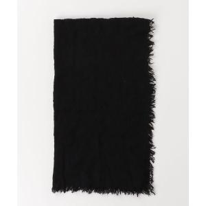 「LANVIN collection」 ストール - ブラック レディース