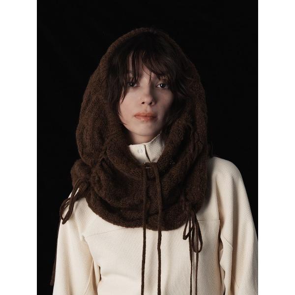 スカート LOOSE CABLE KNIT SKIRT