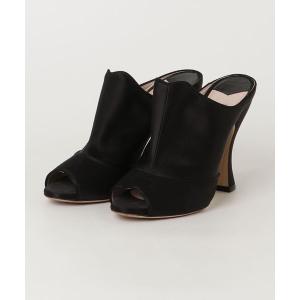 「miu miu」 ヒールサンダル - ブラック レディース