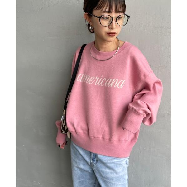 「AMERICANA」 長袖ニット ONE SIZE ピンク レディース