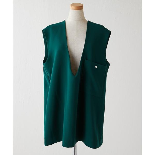 「ear PAPILLONNER」 「SUM1 STYLE」ノースリーブブラウス FREE ダークグ...