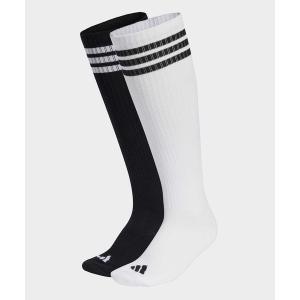 アディダス　adidas 靴下 スリーストライプス ニー ソックス2足パック / アディダス adidas メンズ レディース
