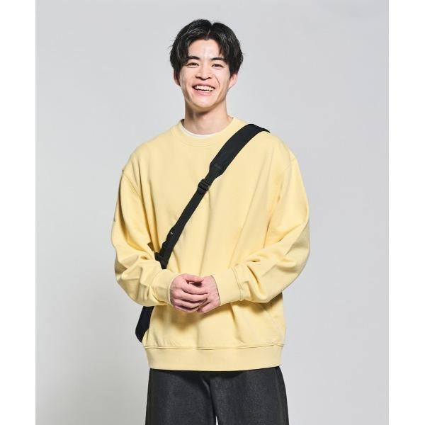 トレーナー スウェット BACK NUMBER(バックナンバー)「メンズ」ピグメント加工クルーネック...