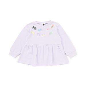 tシャツ リボンいっぱいペプラムTシャツ_ジュニア対応 キッズ 子供服 女の子｜ZOZOTOWN Yahoo!店