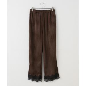 パンツ 「ARCHIVE STANCE/アーカイブスタンス」Satin Stripe Easy PT レディース
