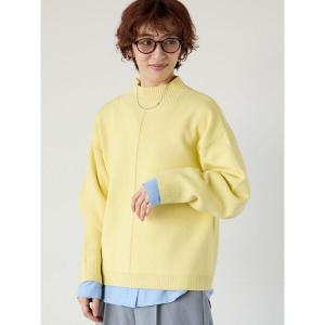 ニット セーター コットンタッチハイネックニットプルオーバー レディース